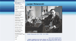Desktop Screenshot of lucjanwolanowski.com
